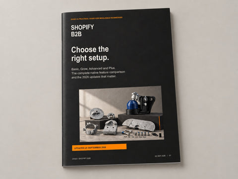 ZAGO Shopify B2B planning guide: standard plans, Shopify Plus and verified 2026 updates