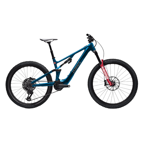 Zermaz E:volution Carbon Pro i blått, sedd från sidan